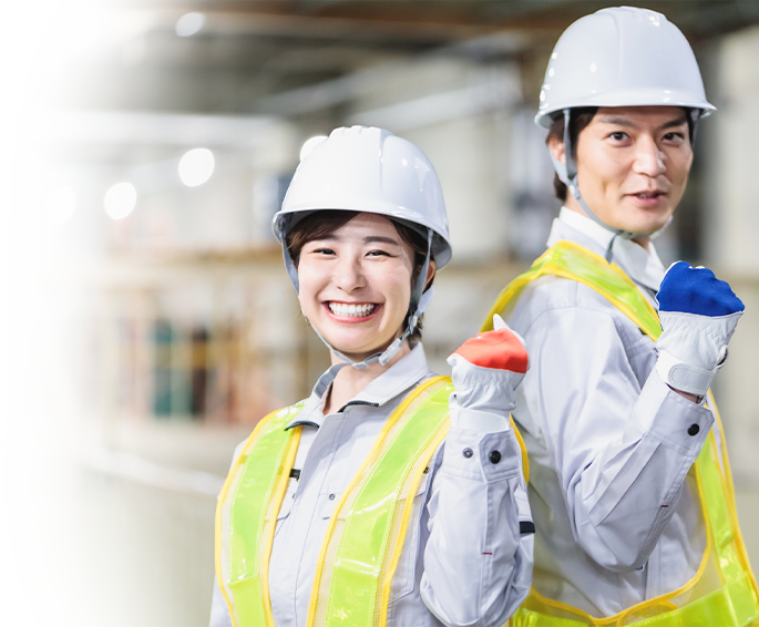 建設業界職員2人の写真
